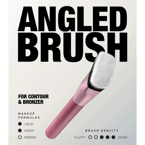 Real Techniques - Pincel para contorno Cheek Hugging Contour - RT458