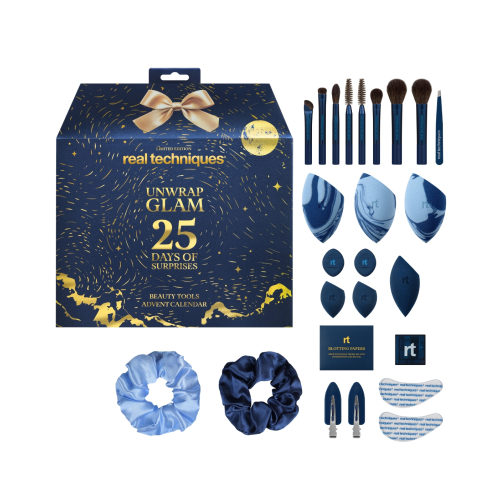 Real Techniques - Calendário de Advento Unwrap Glam 25 Days of Surprises