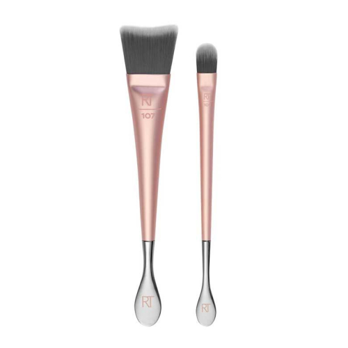 Técnicas reais - Face & Eye Brush Duo Skincare Brush Duo - 107 + 109