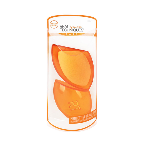 Real Techniques - Esponja de maquilhagem + estojo de viagem by Sam & Nic