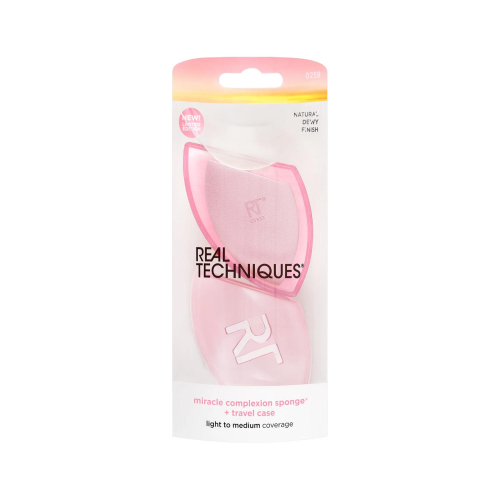 Real Techniques - *Sunrise To Sunset* - Esponja Miracle Complexion + maleta de viagem