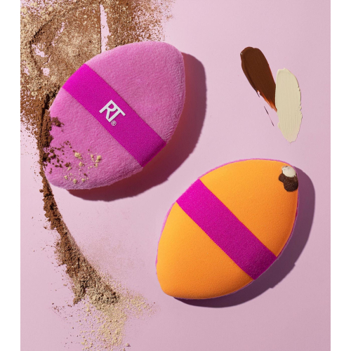 Real Techniques - Puff Multiuso Dupla Face Miracle 2-in-1 Powder Puff