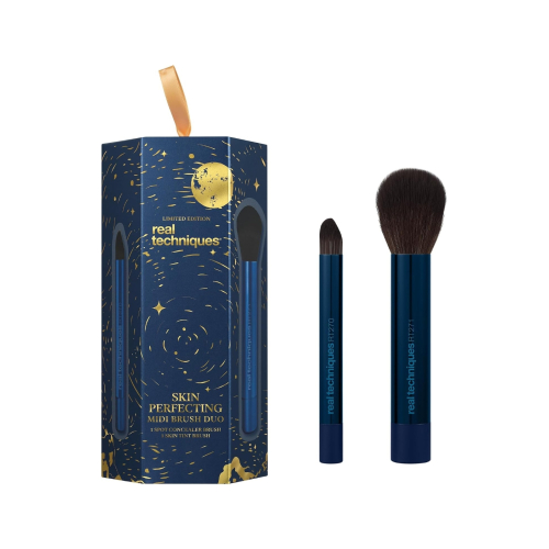 Real Techniques - *Holiday 2026* - Conjunto de pincéis Skin Perfecting Duo