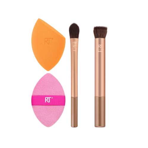 Real Techniques - *Holidays 24* - Conjunto pincel + esponja Matte & Merry