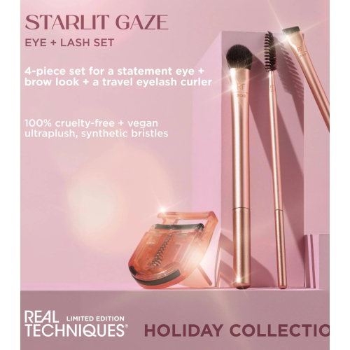 Real Techniques - *Holidays 24* - Conjunto de olhos e cílios Starlit Gaze