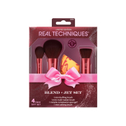 Real Techniques - *Holidays 25* - Conjunto de Pincéis Blend + Jet Set