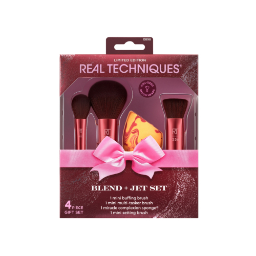 Real Techniques - *Holidays 25* - Conjunto de Pincéis Blend + Jet Set