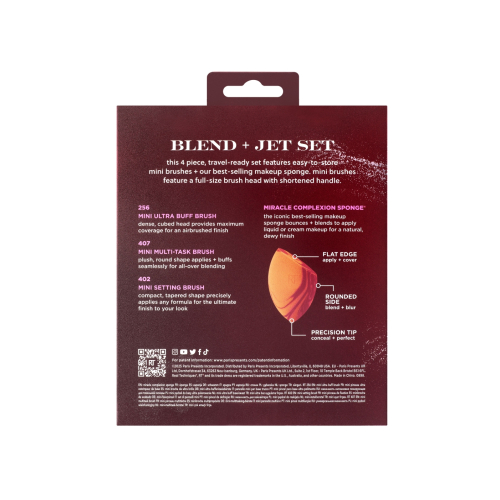 Real Techniques - *Holidays 25* - Conjunto de Pincéis Blend + Jet Set