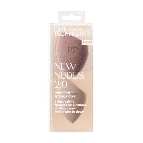 Real Techniques - *New Nude 2.0* - Duo de Esponjas Bare Finish