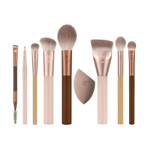 Real Techniques - *New Nude 2.0* - Conjunto de pincéis All Angles