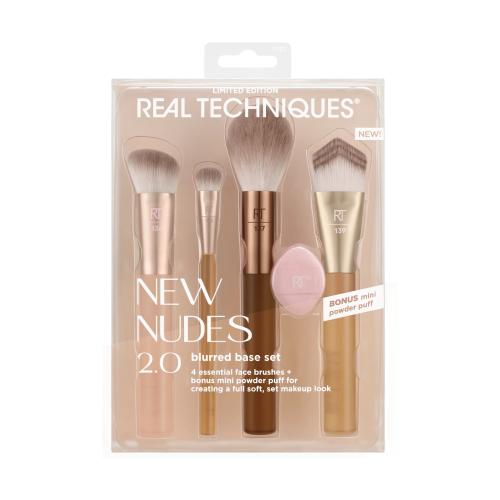 Real Techniques - *New Nude 2.0* - Conjunto de pincéis Blurred Base