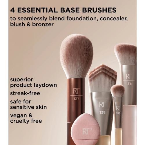 Real Techniques - *New Nude 2.0* - Conjunto de pincéis Blurred Base