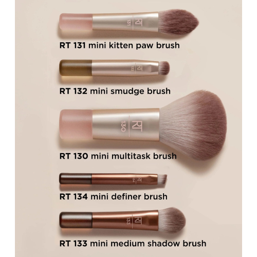 Real Techniques - *New Nude 2.0* - Conjunto de Pincéis On-The-Glow