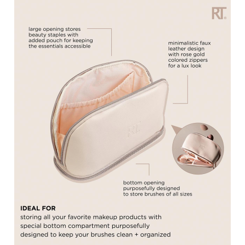 Real Techniques - *New Nudes* - Bolsa de Maquiagem Multiuso Uncovered