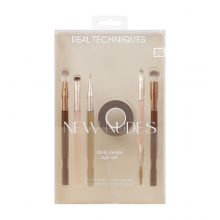 Real Techniques - *New Nudes* - Pincel para olhos e conjunto de acessórios Daily Swipe