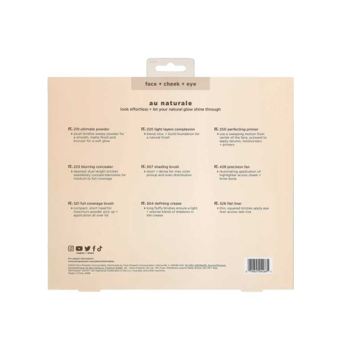 Real Techniques - Conjunto de Pincéis Au Naturale