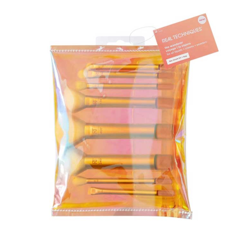 Real Techniques - Conjunto de Pincéis + Bolsa de Higiene The Wanderer