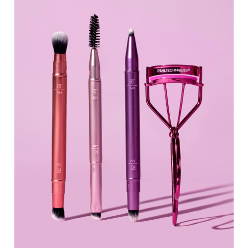 Real Techniques - Conjunto Double Time Brush + Lash set