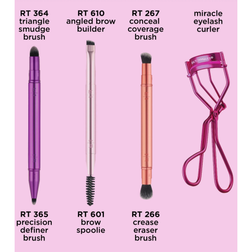 Real Techniques - Conjunto Double Time Brush + Lash set