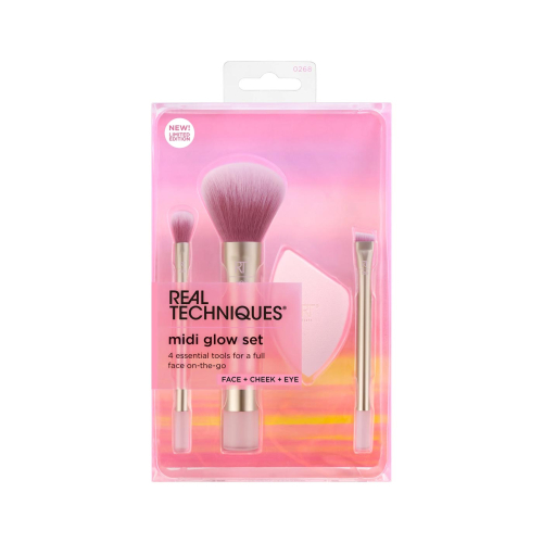 Real Techniques - *Sunrise to Sunset* - Conjunto de pincéis Midi Glow