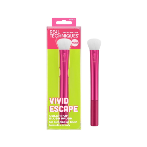 Real Techniques - *Vivid Escape* - Pincel para Blush Color Pop - 421