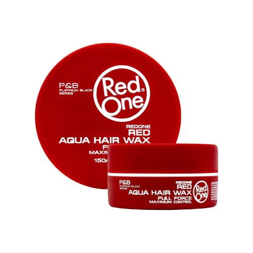 Red One - Cera fixadora de estilo Aqua Hair Wax Red