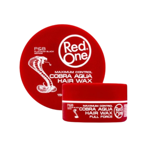 Red One - Cera para modelar cabelos Cobra Aqua Hair Wax Red