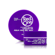 Red One - Cera de fixação para modelagem de cabelo Violetta Aqua Hair Gel Wash
