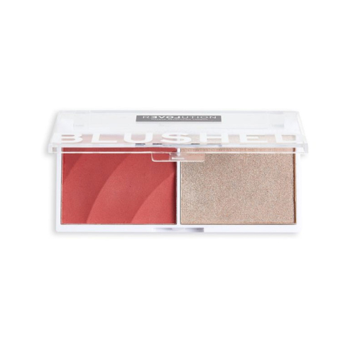 Revolution Relove - Duo de blush e realçador Colour Play Blushed - Cute