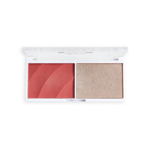 Revolution Relove - Duo de blush e realçador Colour Play Blushed - Cute