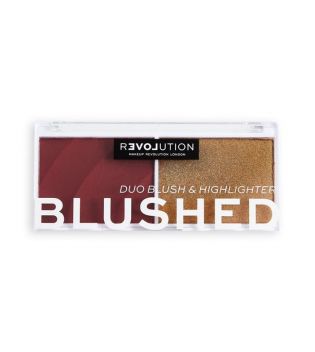 Revolution Relove - Duo de blush e realçador Colour Play Blushed - Wishful
