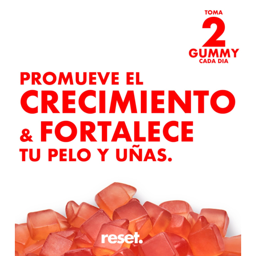 Reset - Vitaminas para cabelos e unhas Hair & Nails Vitamin Gummies