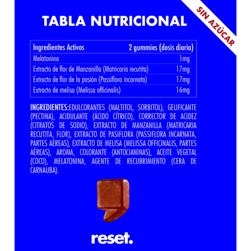 Reset - Gomas de vitamina Sleep Zzz