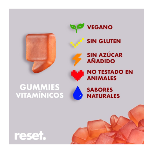 Reset - Vitaminas para a pele Skin Prebiotic Gummies
