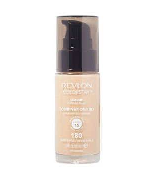 Revlon - base líquida para pele oleosa/combinação ColorStay SPF15 - 180: Sand Beige