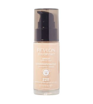 Revlon - base líquida para pele oleosa/combinação ColorStay SPF15 - 220: Natural Beige