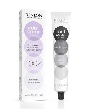 Revlon - Coloração Nutri Color Filters 3 en 1 Cream 100ml - 1002: Platinum Very Light