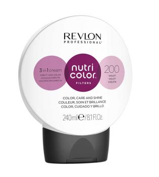 Revlon - Cor Nutri Color Filters 3 em 1 Creme 240ml - 200: Violeta