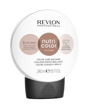 Revlon - Coloração Nutri Color Filters 3 en 1 Cream 240ml - 821: Silver Beige