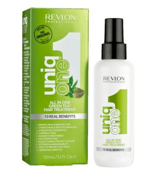 Revlon - Tratamento tudo-em-um para o cabelo UniqOne 150ml - Chá verde