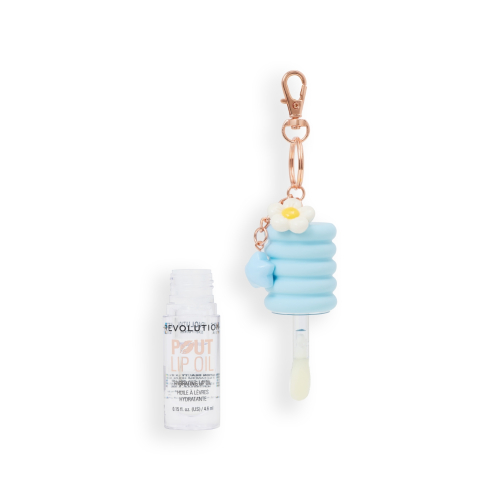 Makeup Revolution - Óleo Labial Pout Lip Charm - Lychee Clear Blue