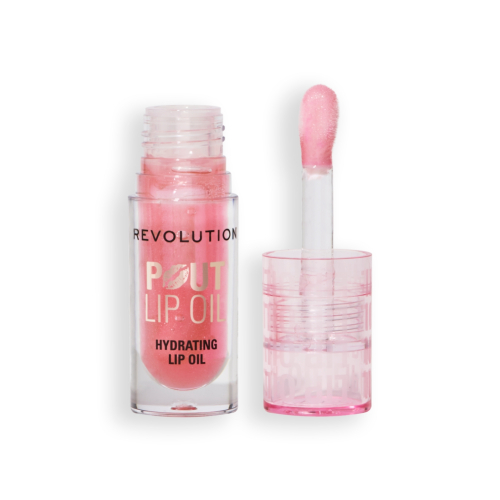 Revolution - Óleo para lábios Pout Lip - Glam Pink Shimmer