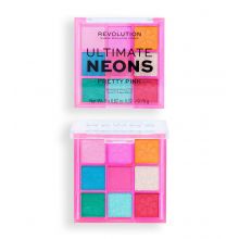 Revolution - *Artist Collection*  - Mini Paleta de Sombras Ultimate Neons - Pretty Pink