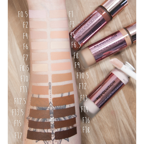 Revolution - Base de Maquilhagem Conceal & Define - F16