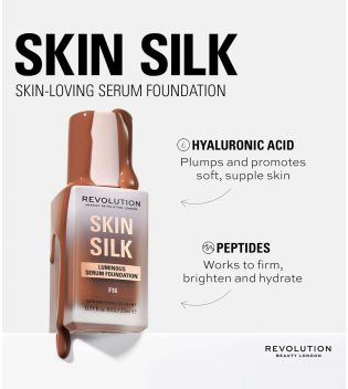 Revolution - Base de maquiagem Skin Silk Serum Foundation - F12.5