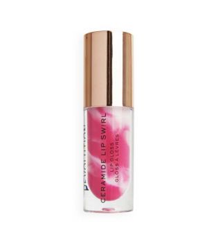 Revolution - Brilho labial Ceramide Lip Swirl - Berry pink
