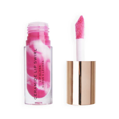 Revolution - Brilho labial Ceramide Lip Swirl - Berry pink
