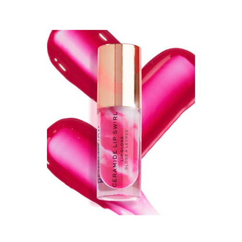 Revolution - Brilho labial Ceramide Lip Swirl - Berry pink