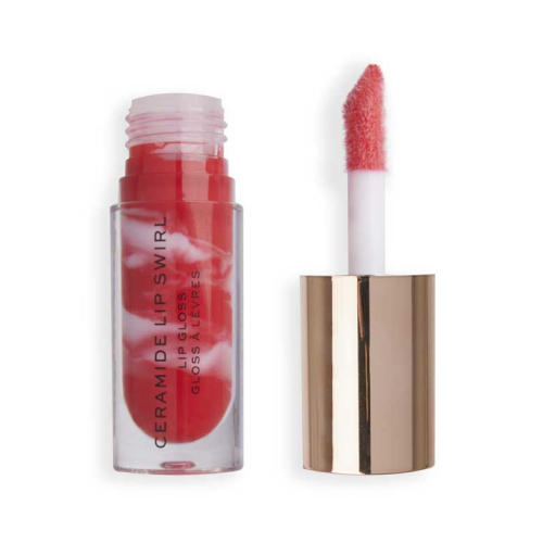 Revolution - Brilho labial Ceramide Lip Swirl - Bitten red
