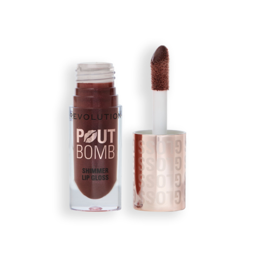 Revolution - Brilho labial com Shimmer Pout Bomb - Chocolate Sparkle